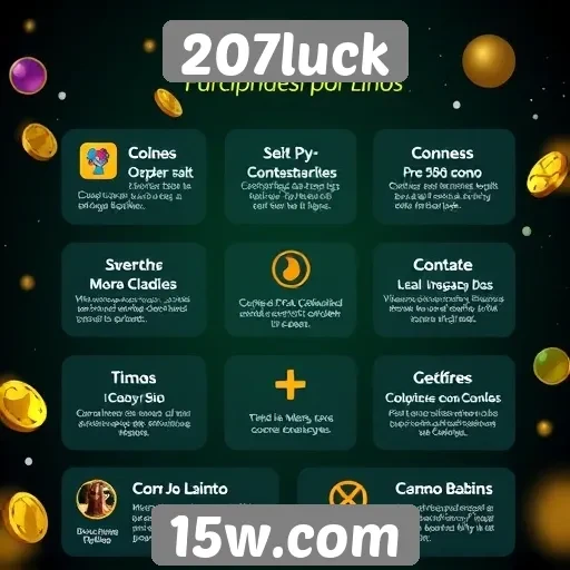 Análise das funcionalidades do site 207luck